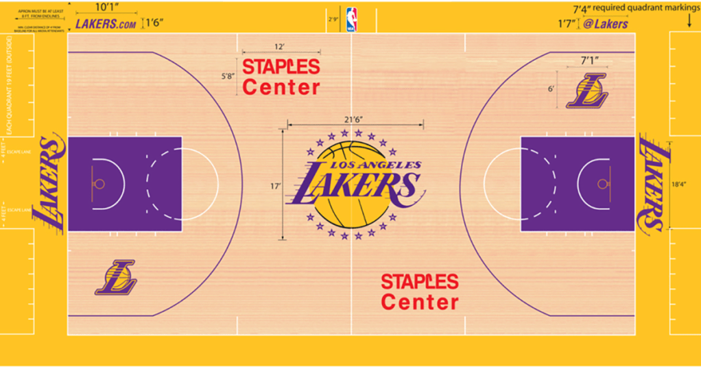 Los Angeles Lakers Court